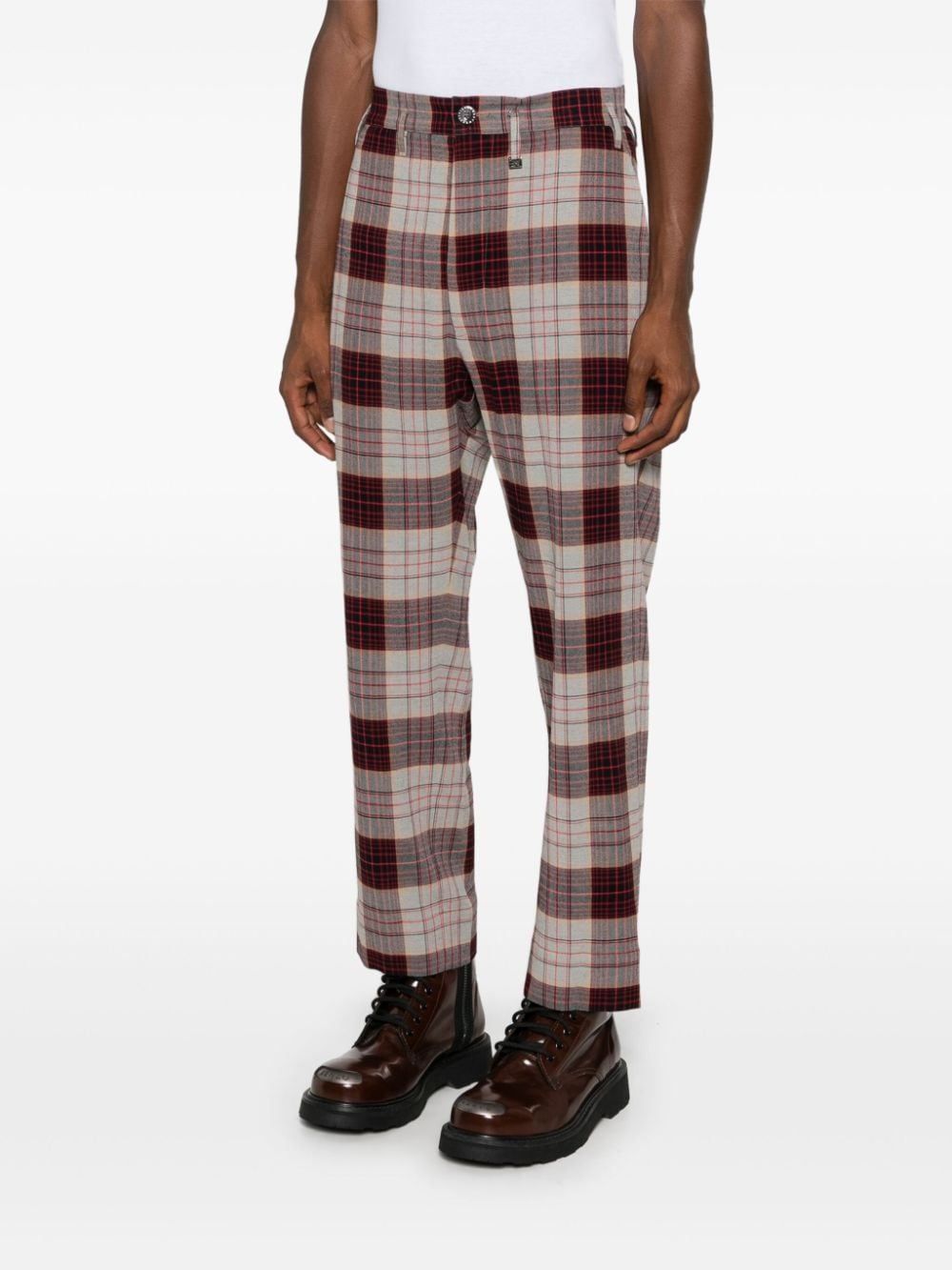 Vivienne Westwood Checked Cropped Trousers image 2