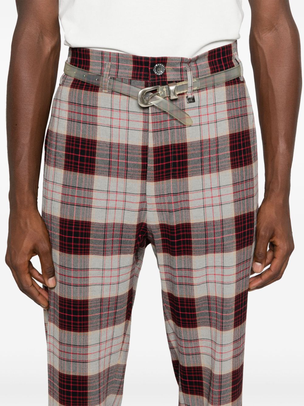 Vivienne Westwood Checked Cropped Trousers image 4