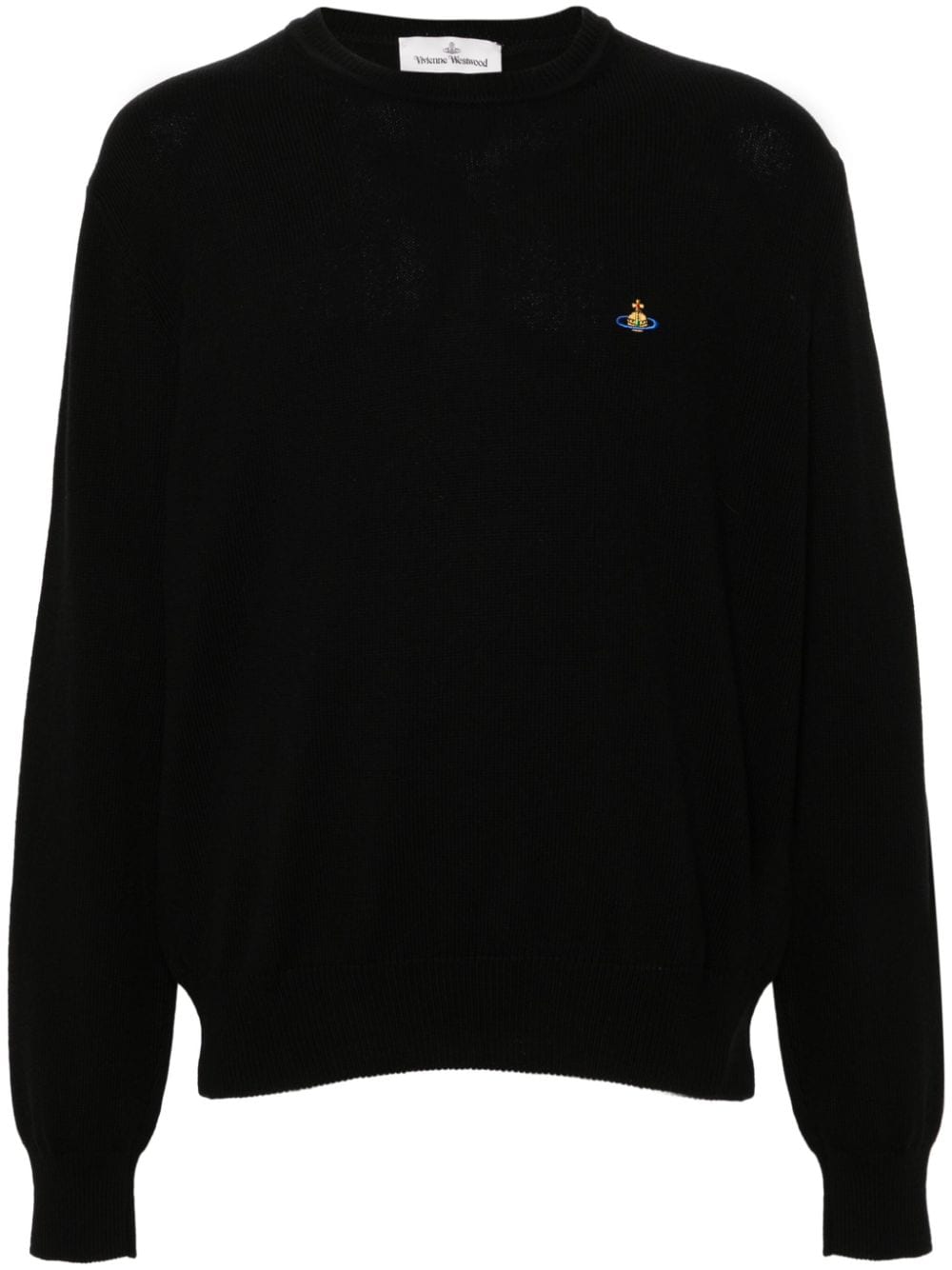 Vivienne Westwood Black Organic Cotton Blend Sweater image 0