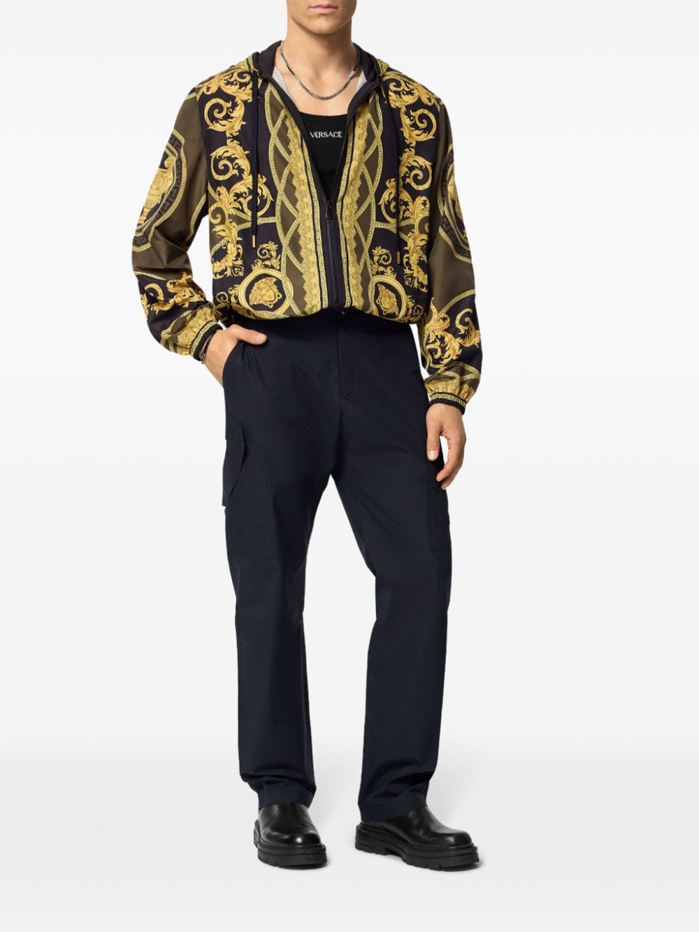 Versace Coats Golden image 4