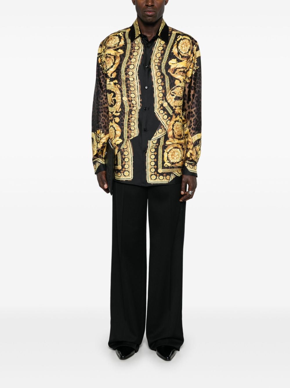 Versace Shirts Golden image 4