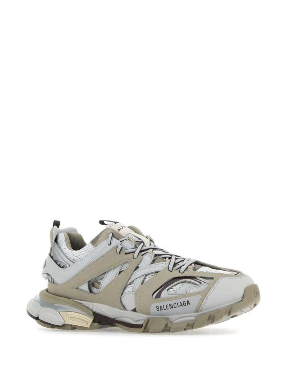 Balenciaga Grey Panelled Sneakers image 5