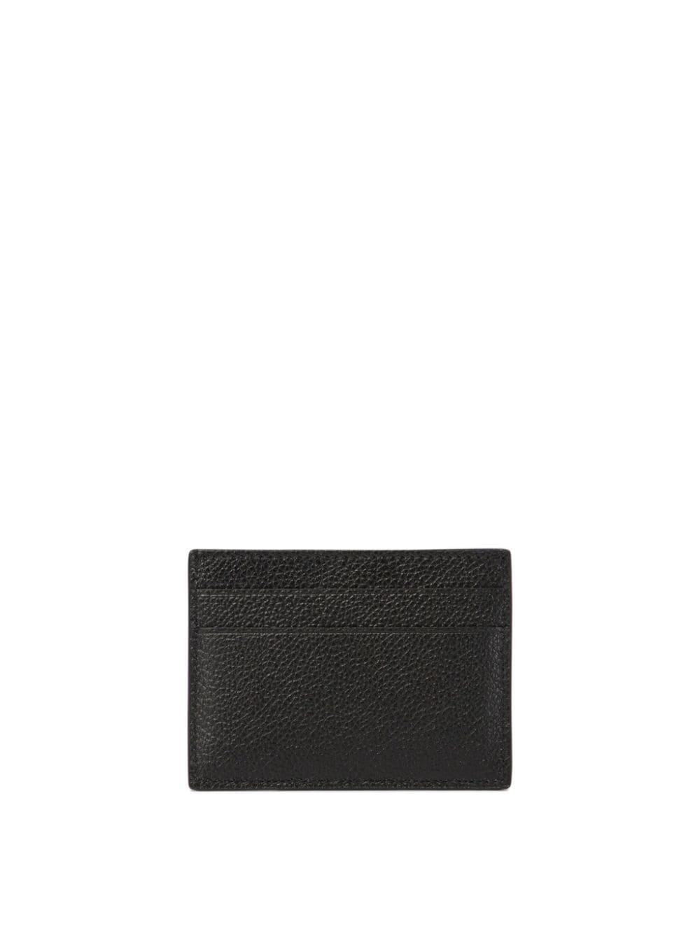 Balenciaga Grained Calfskin Logo Print Wallet image 3