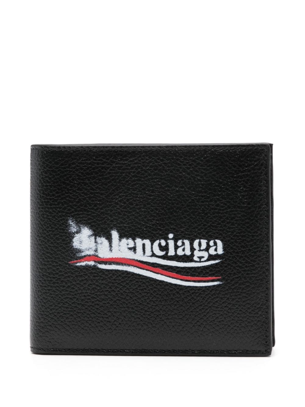 Balenciaga Grained Calfskin Leather Bi-Fold Wallet image 0