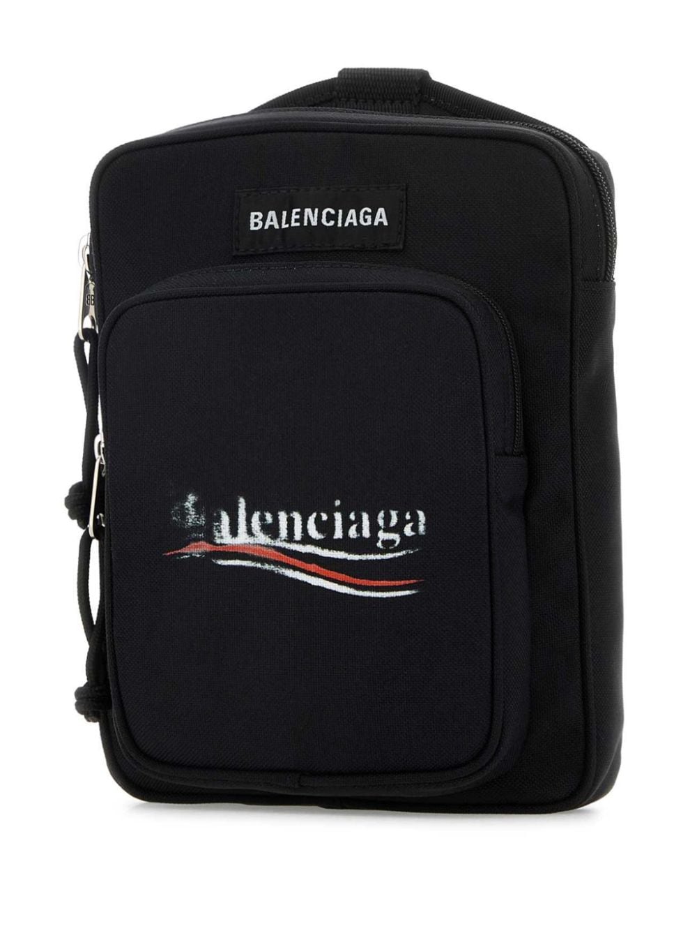 Balenciaga Black Logo Print  Shoulder Bag image 4