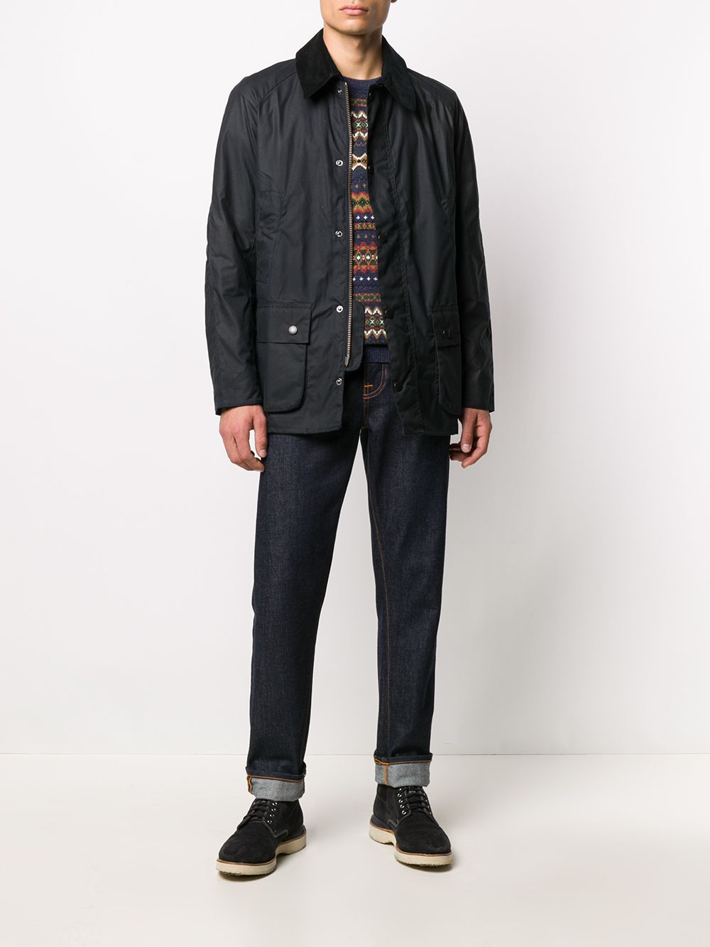 Barbour Classic Blue Cotton Jacket image 1