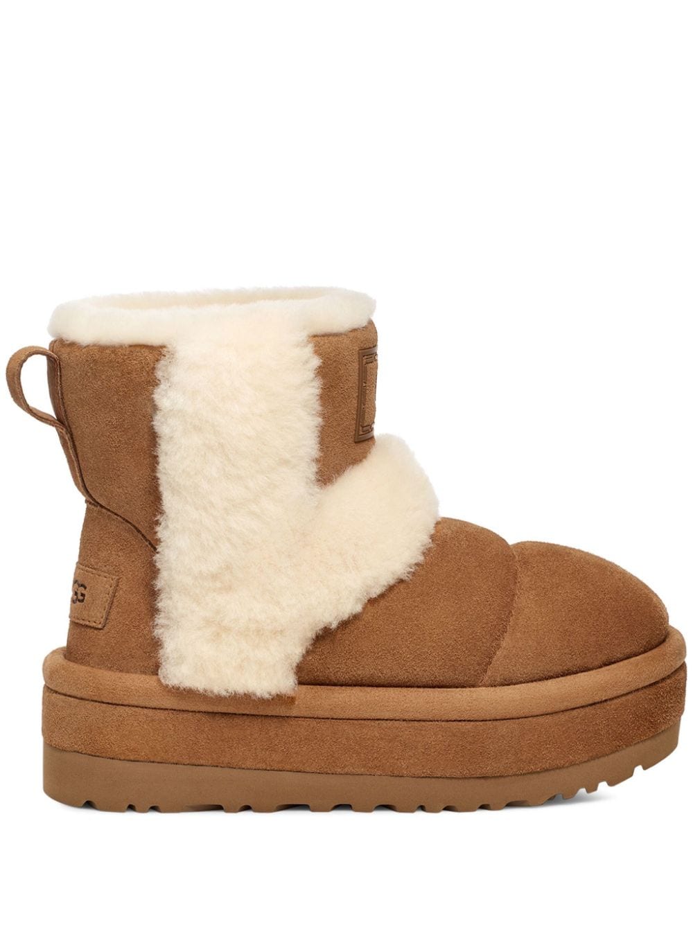 UGG Australia Women's Classic Mini Platform Boots in Beige image 0