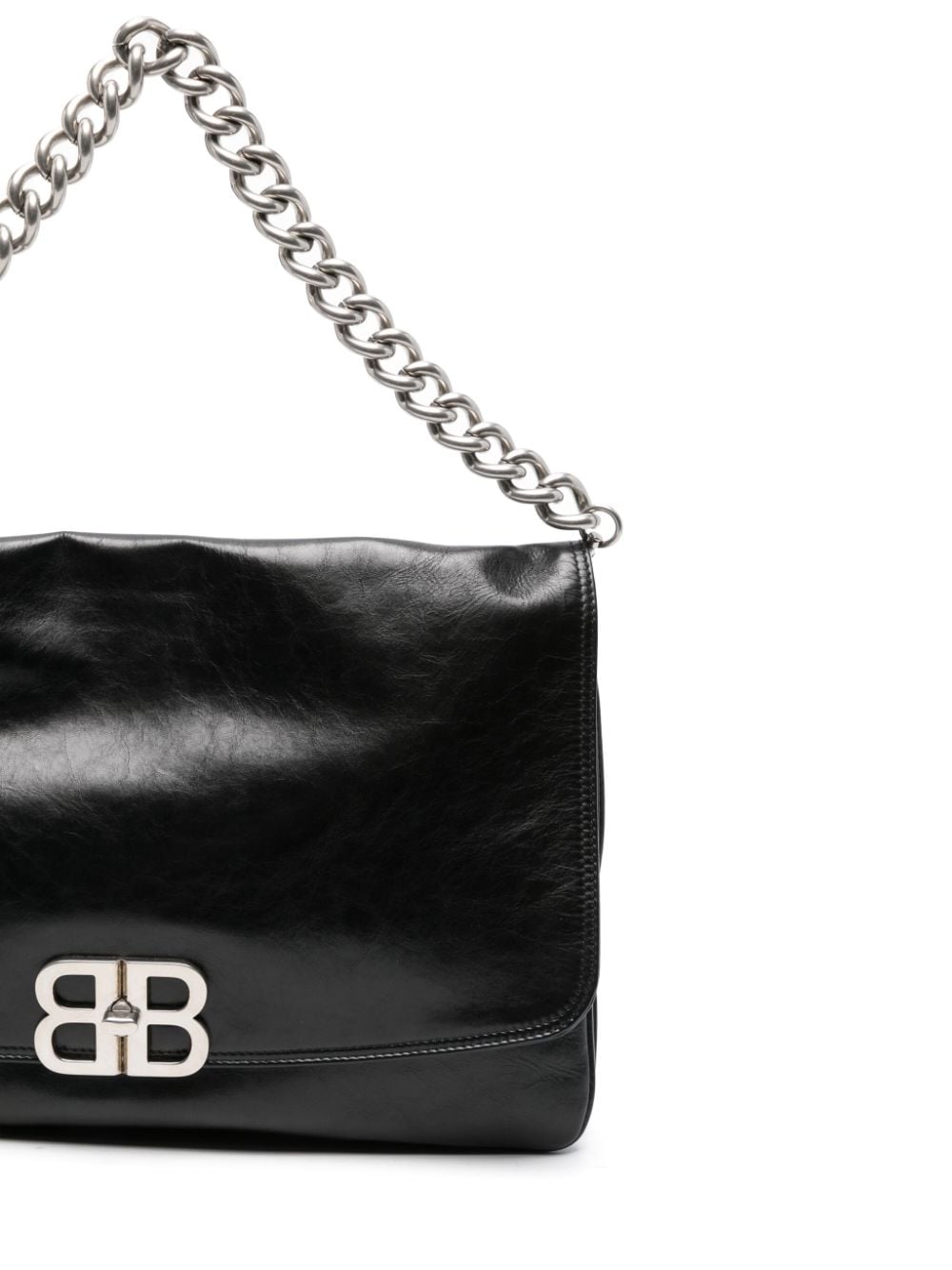 Balenciaga Black Calfskin Leather Shoulder Bag image 2