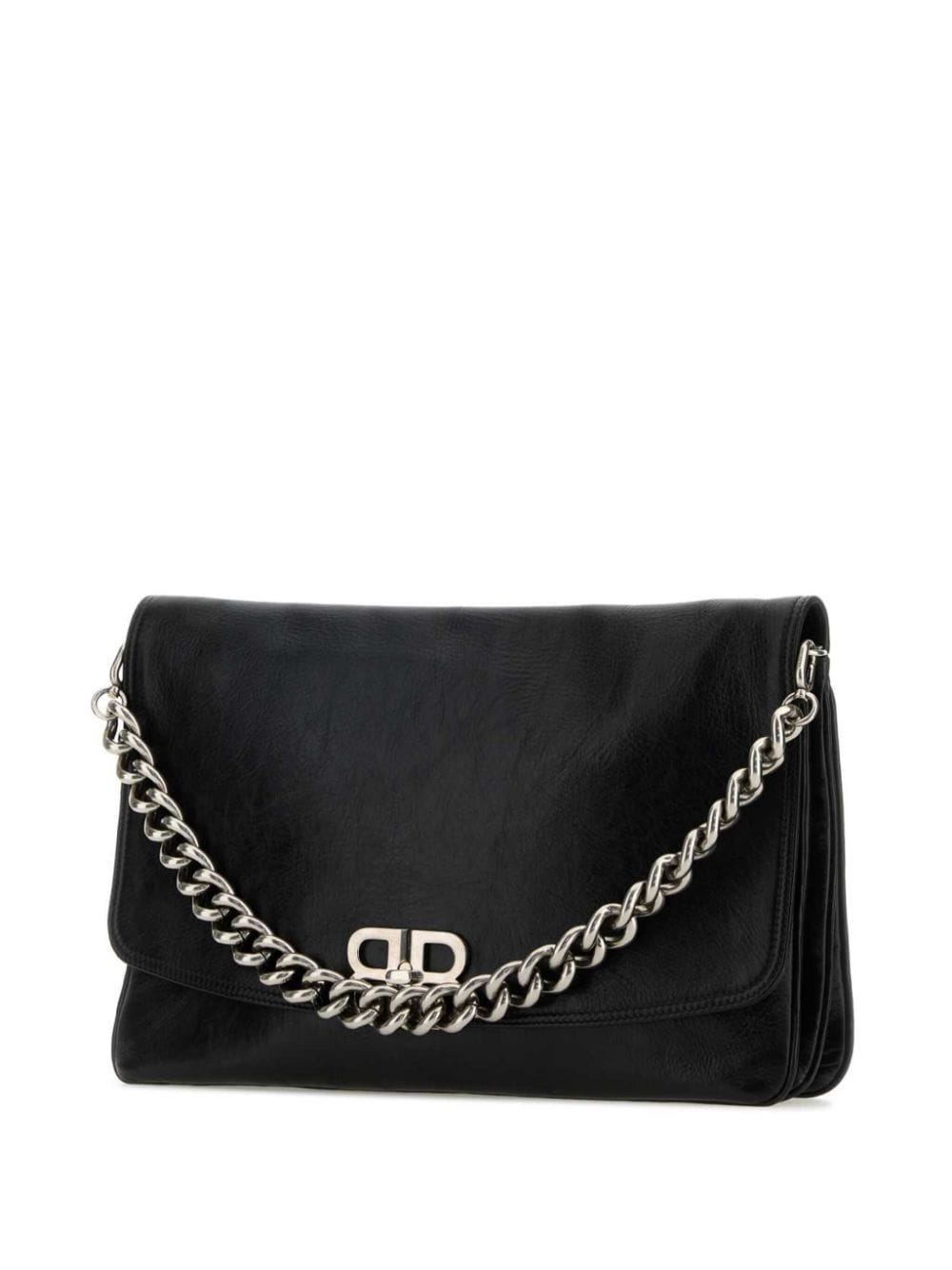 Balenciaga Black Calfskin Leather Shoulder Bag image 3