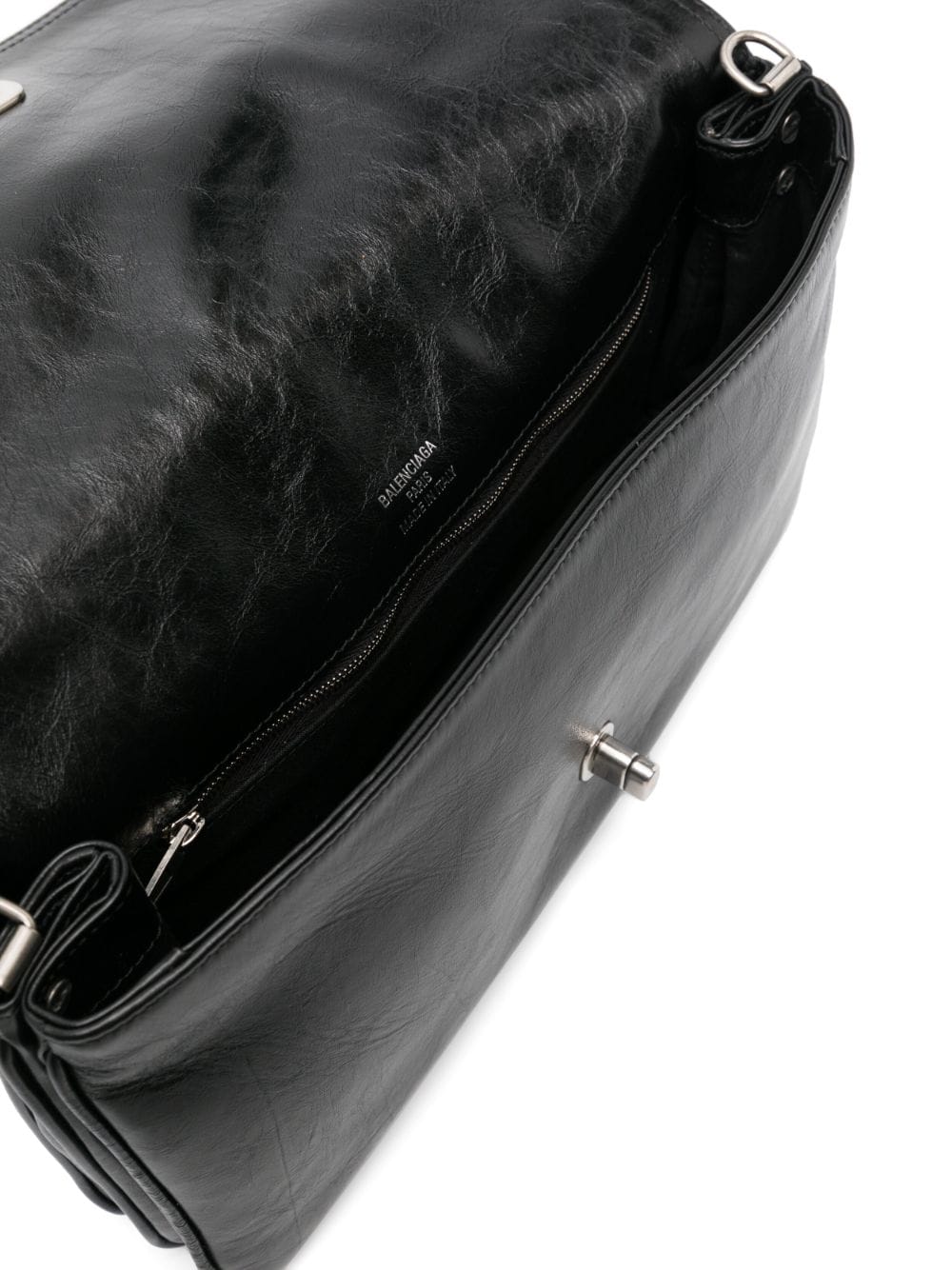 Balenciaga Black Calfskin Accordion Shoulder Bag image 1