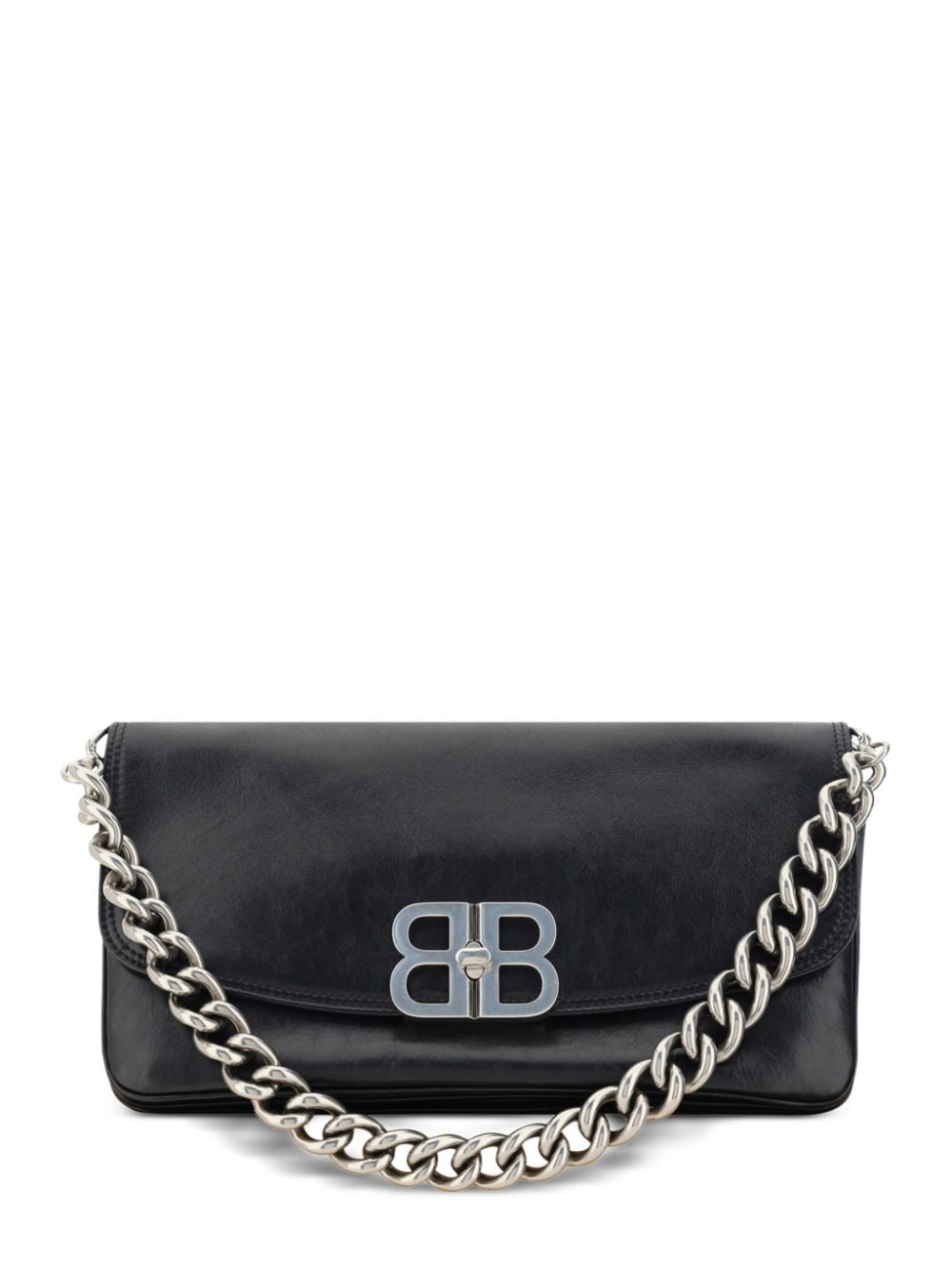 Balenciaga Black Calfskin Accordion Shoulder Bag image 0