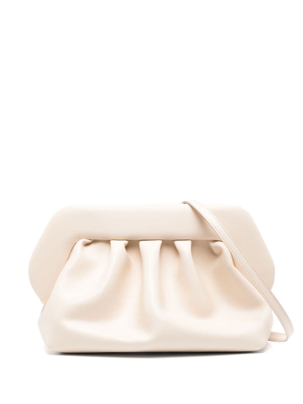 THEMOIRE' White Faux Leather Shoulder Bag image 0