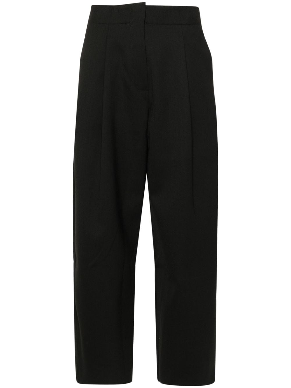 STUDIO NICHOLSON Black Twill Trousers image 0