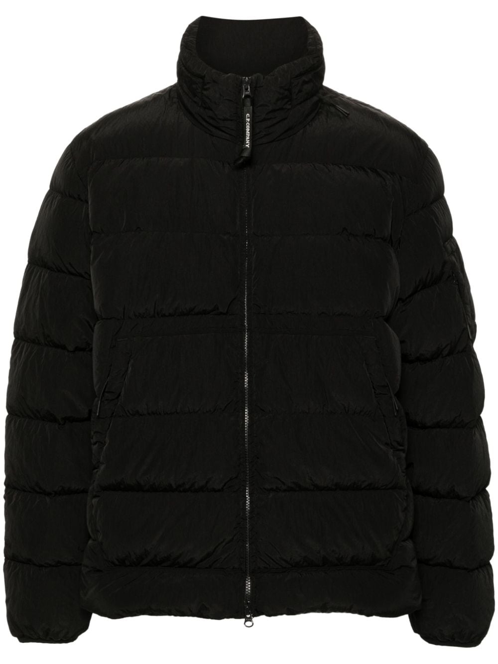 C.P. Company Black Feather Down Padded Coat image 0