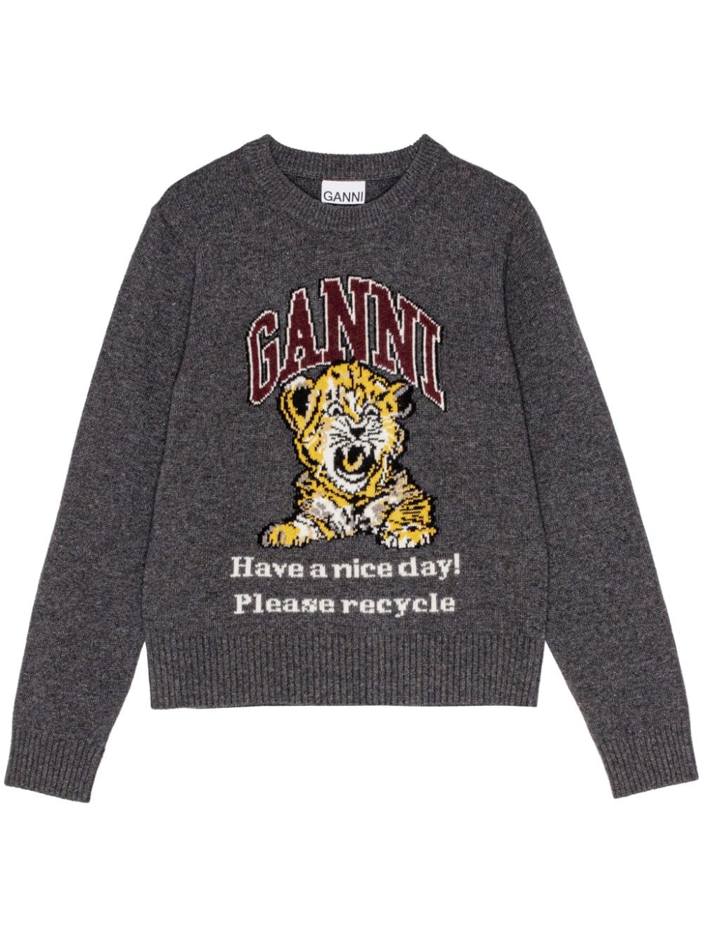 GANNI Sweaters Grey image 0