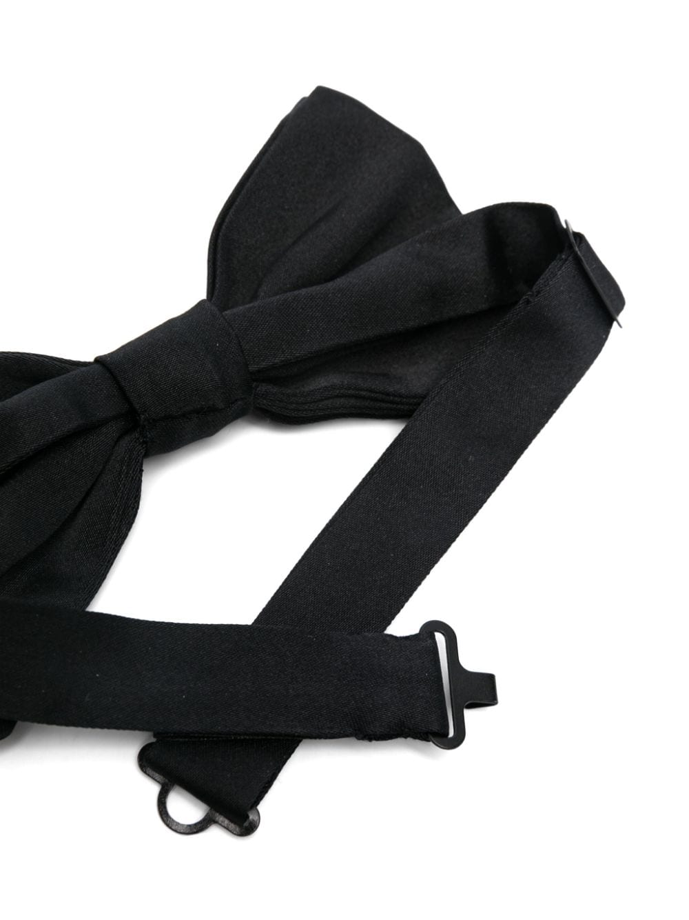 Dolce & Gabbana Black Silk Tie with Bow Detailing image 1