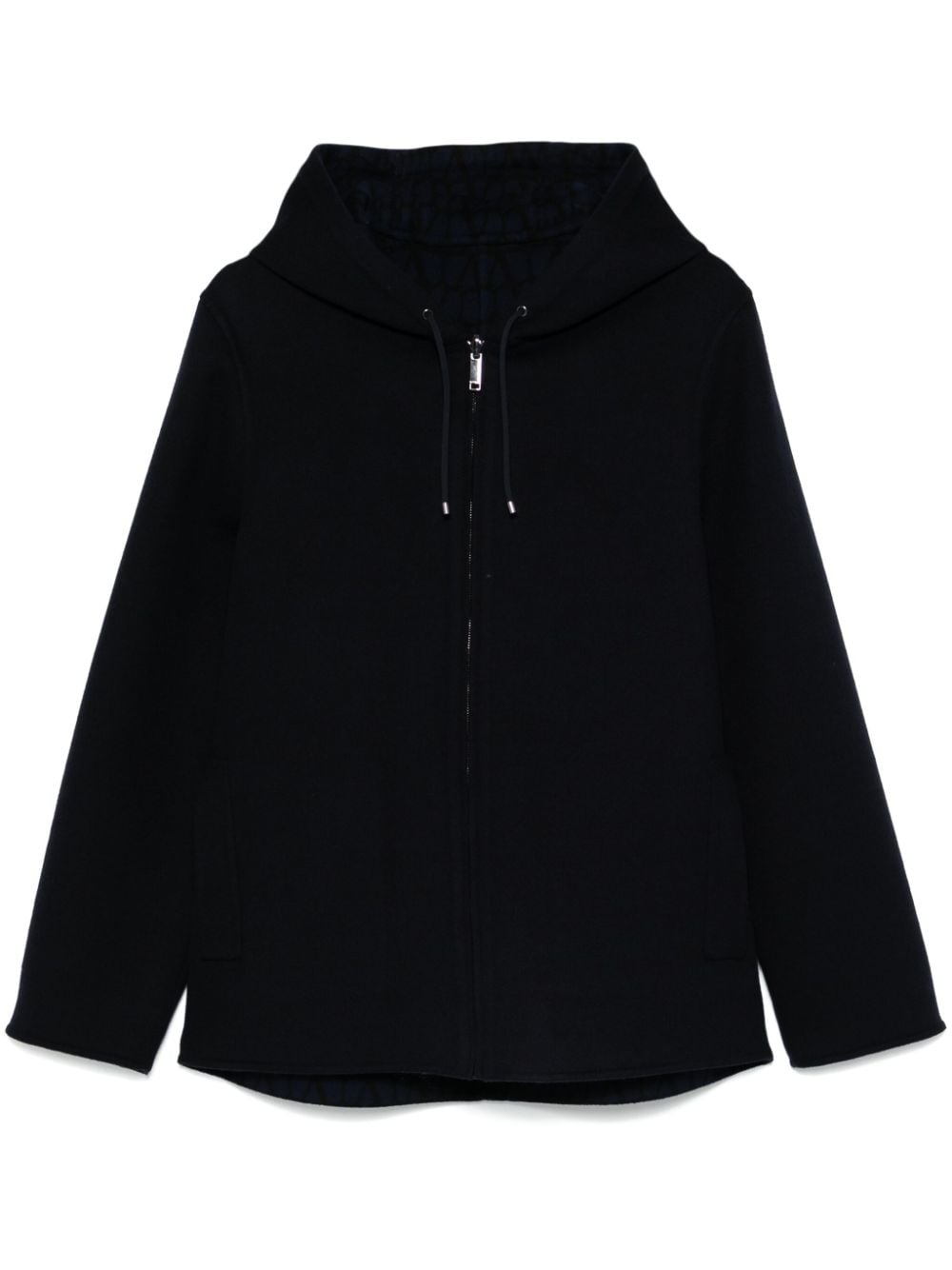 Valentino Blue Virgin Wool Blend Jacket image 0