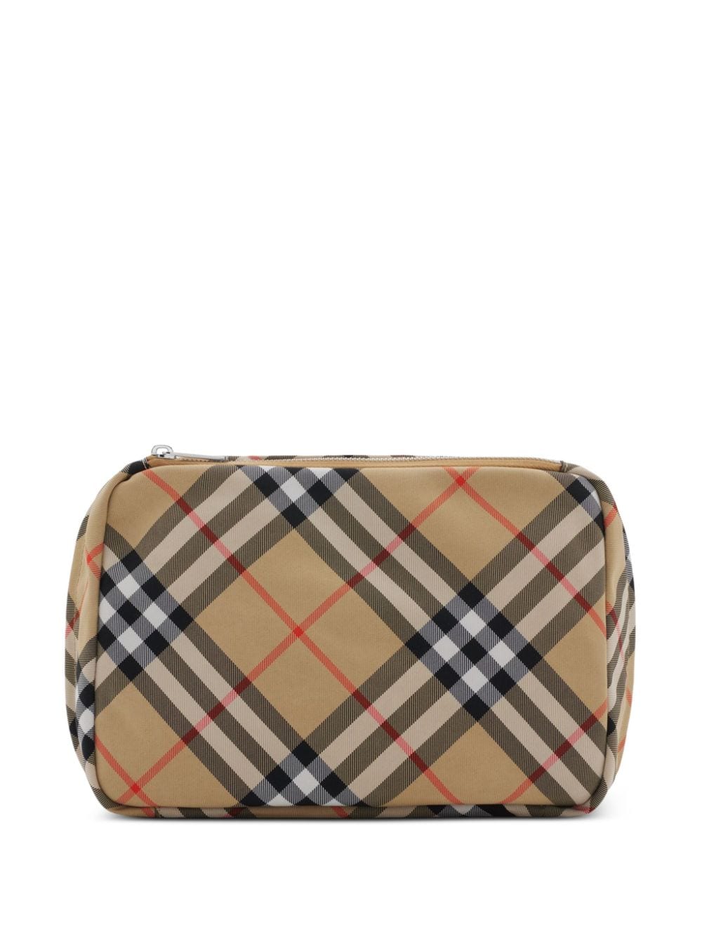 Burberry Beige Nova Check Zip-Around Wallet image 2