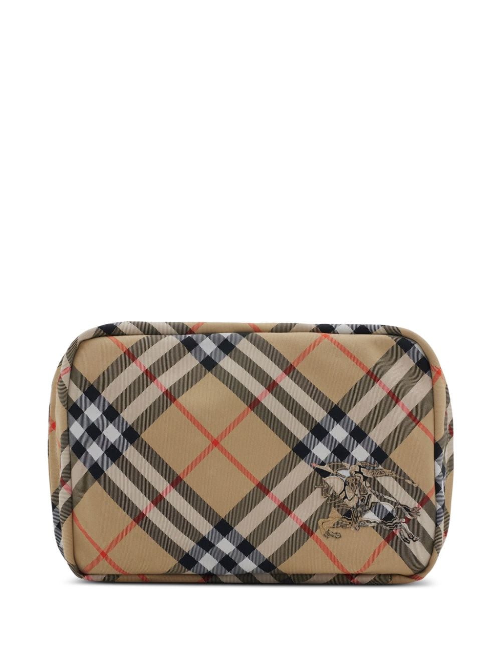 Burberry Beige Nova Check Zip-Around Wallet image 0