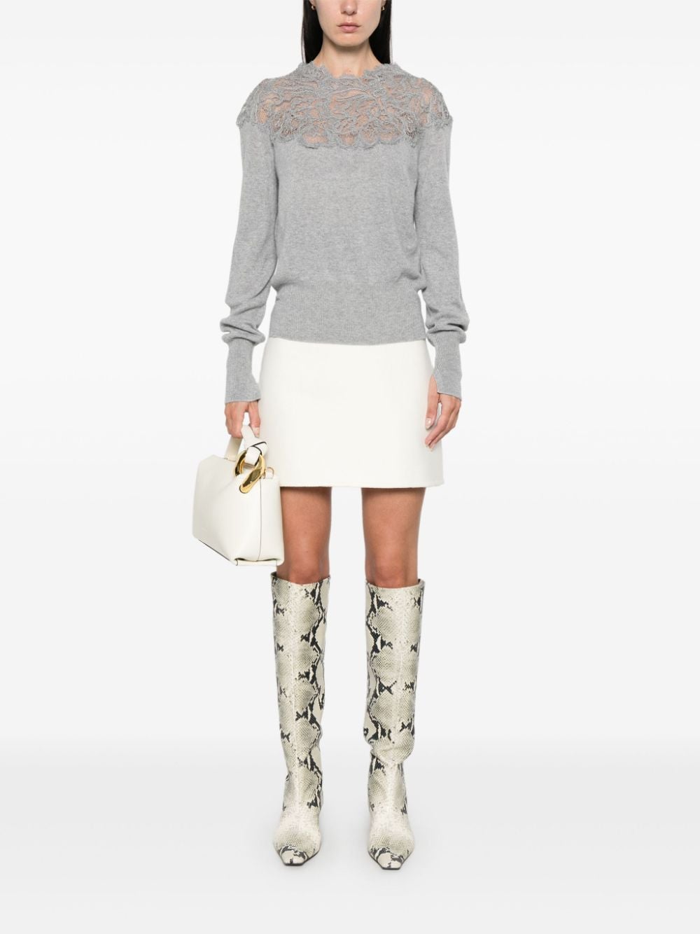 Ermanno Scervino Sweaters Grey image 1