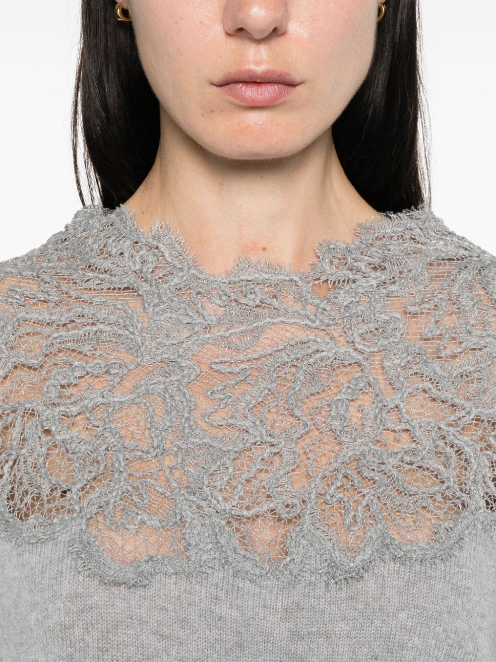 Ermanno Scervino Sweaters Grey image 4