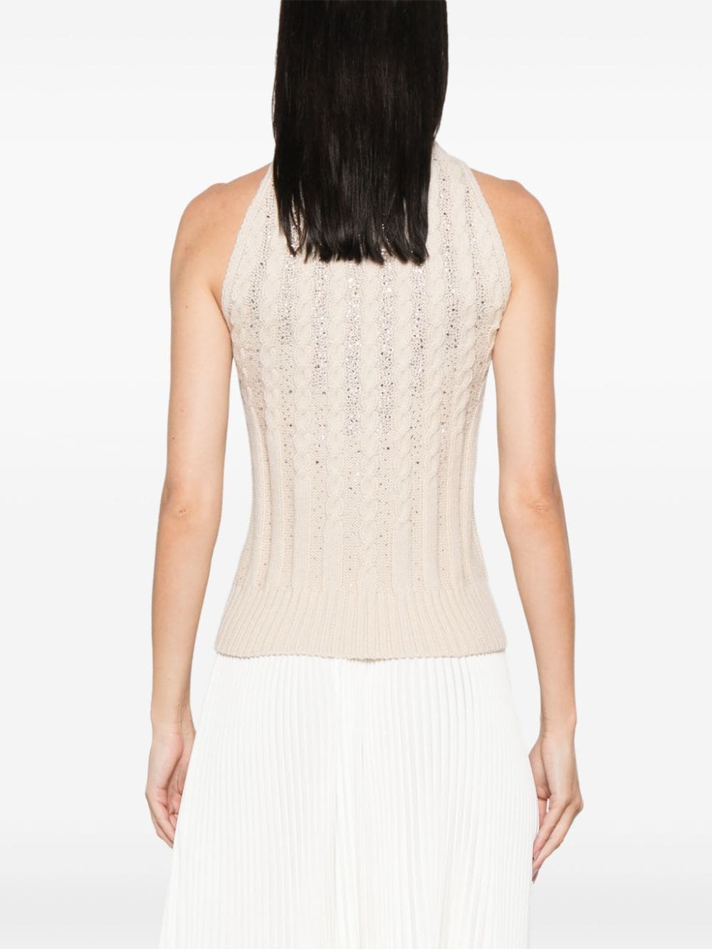 Ermanno Scervino Top Beige image 4