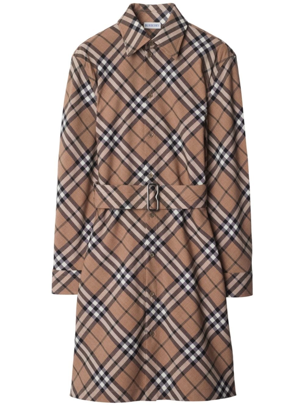 Burberry Nova Check Cut-Out Detail Dress image 0