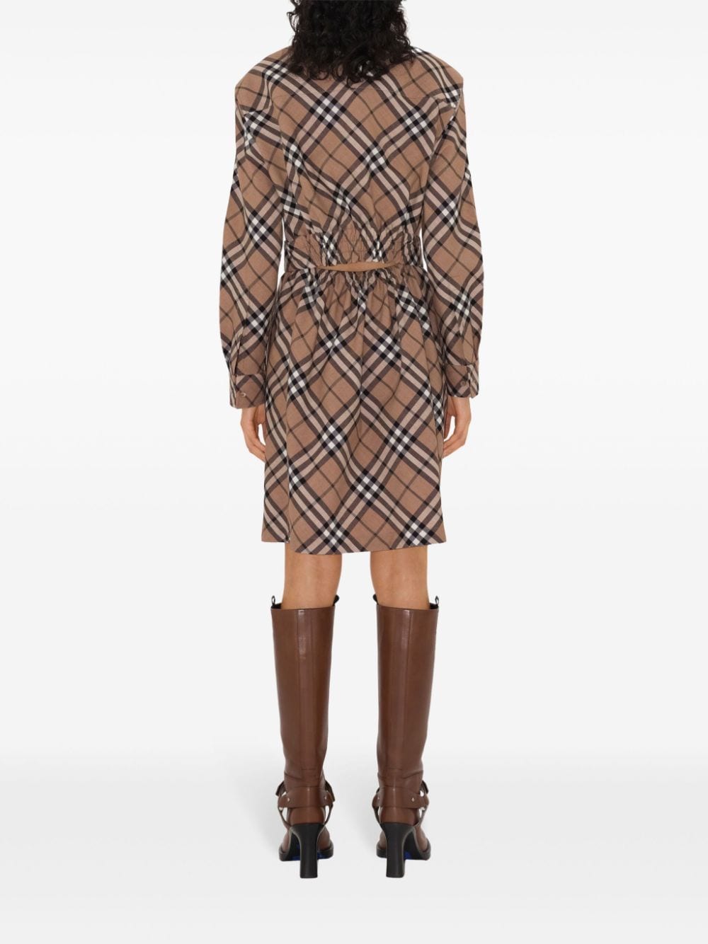 Burberry Nova Check Cut-Out Detail Dress image 2