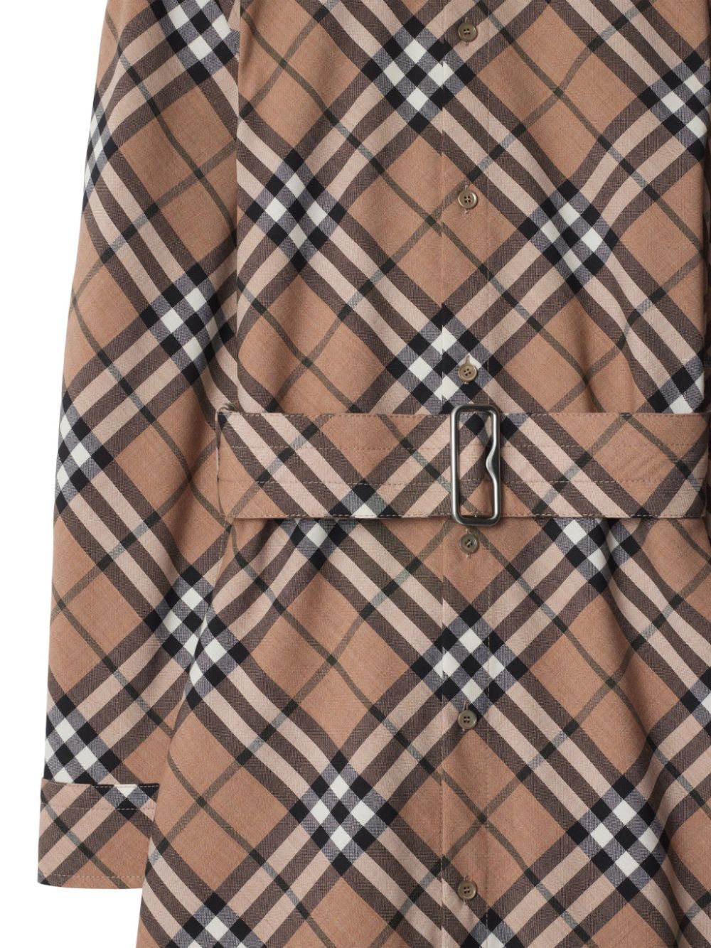 Burberry Nova Check Cut-Out Detail Dress image 4