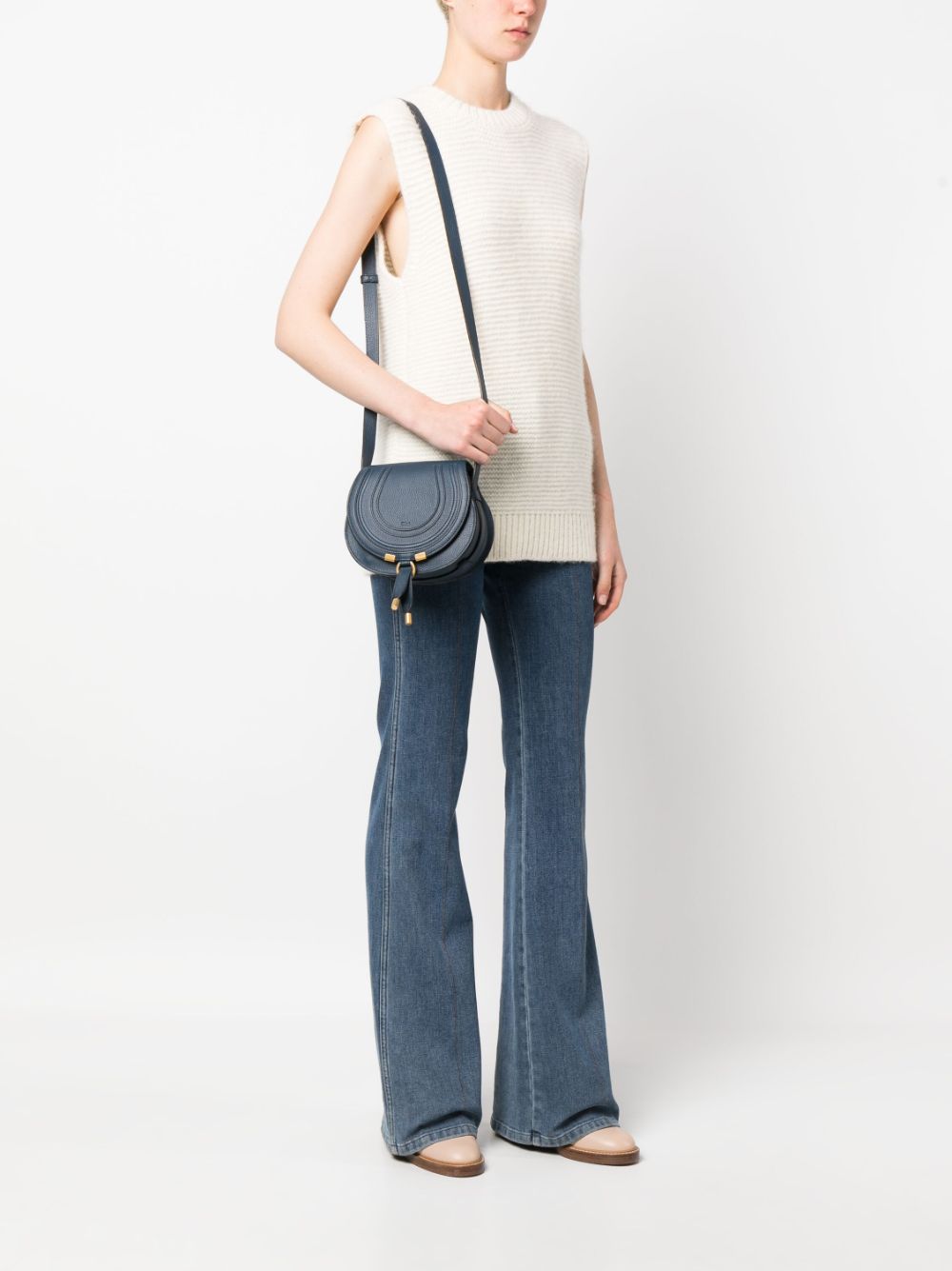 Chloé Blue Calfskin Shoulder Bag image 4