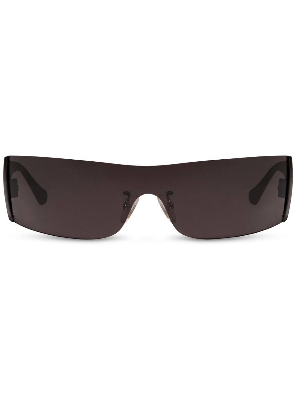 032C Courrèges Shield Sunglasses - Black image 0