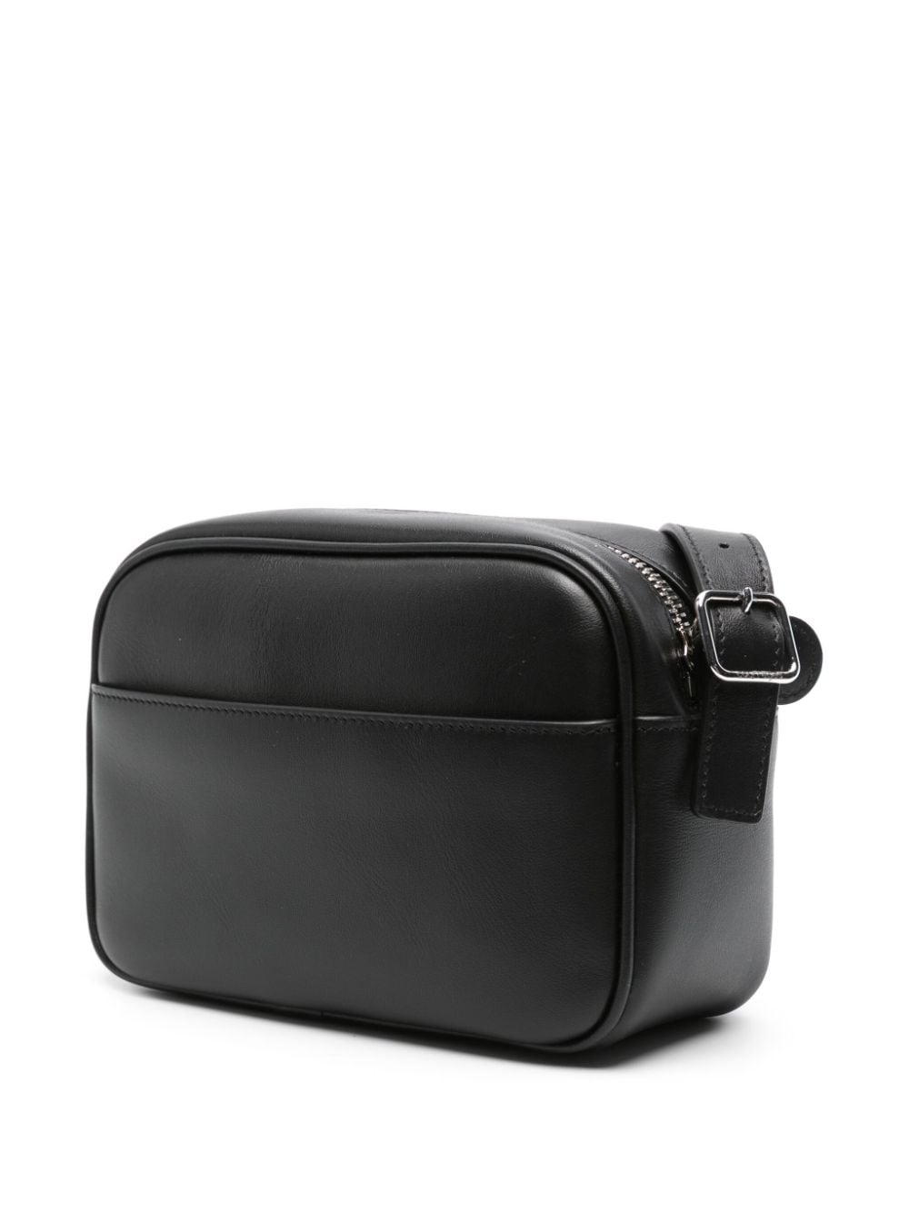 Courrèges Re-Edition Black Calfskin Leather Shoulder Bag image 2