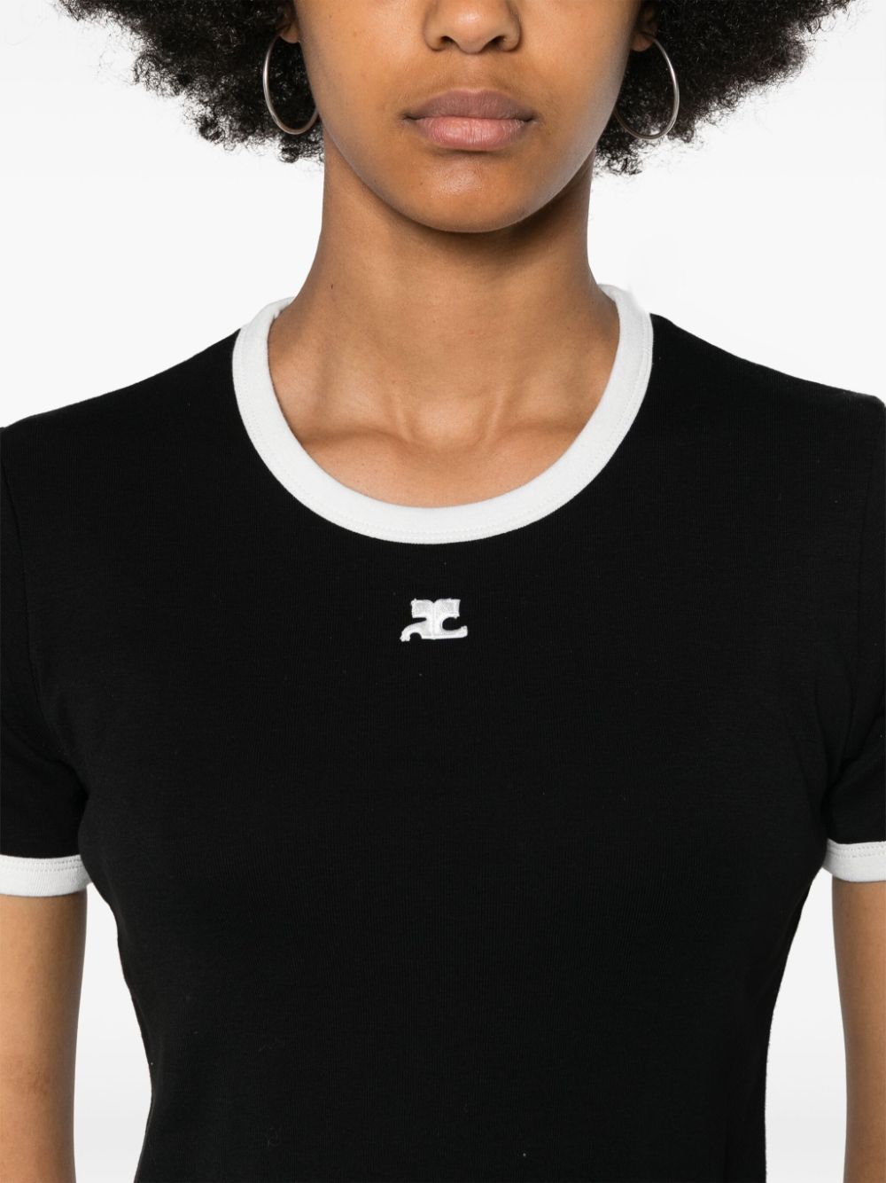 COURREGES PRE T-shirts and Polos Black image 3