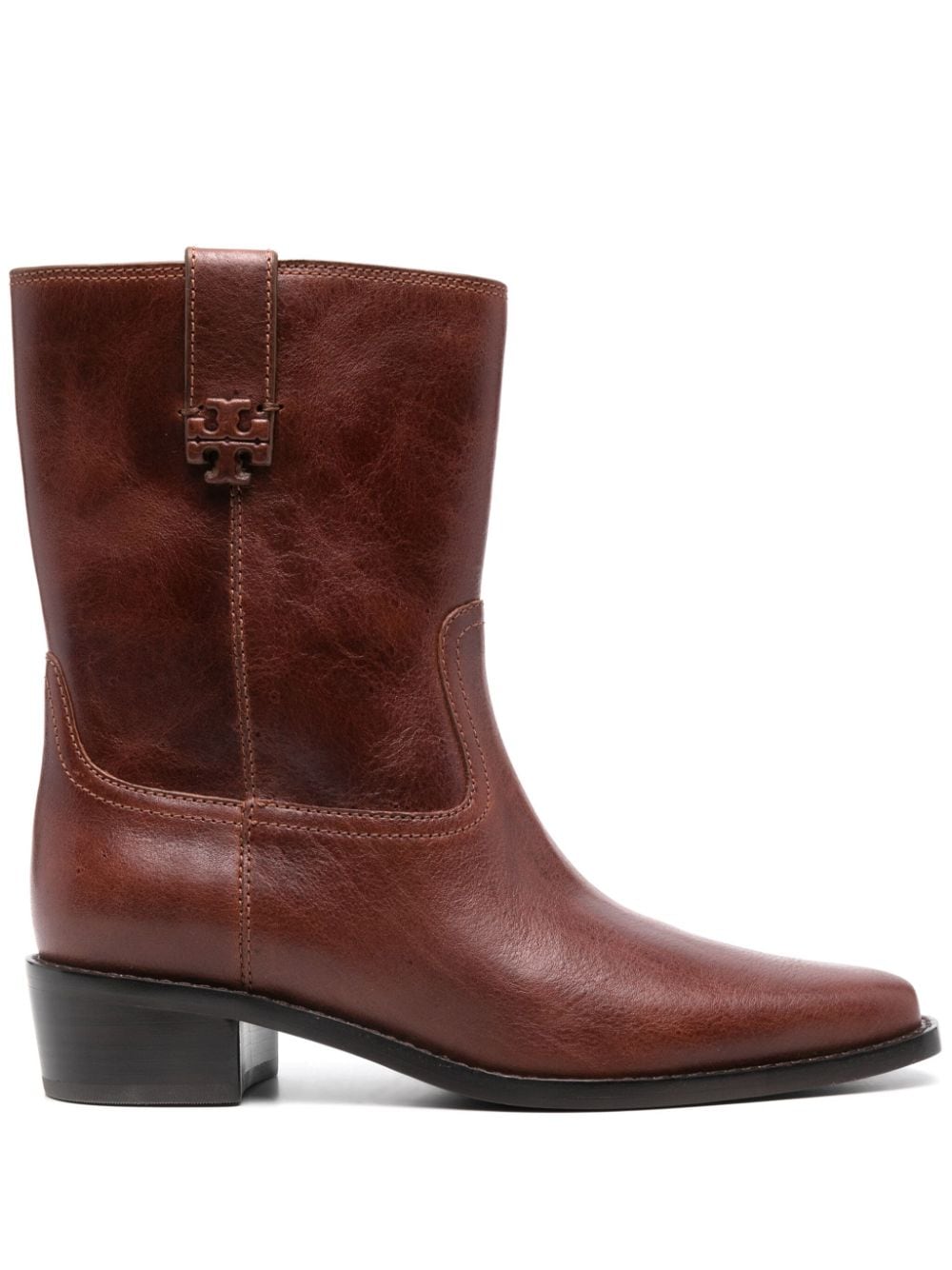 Tory Burch Boots Leather Brown image 0