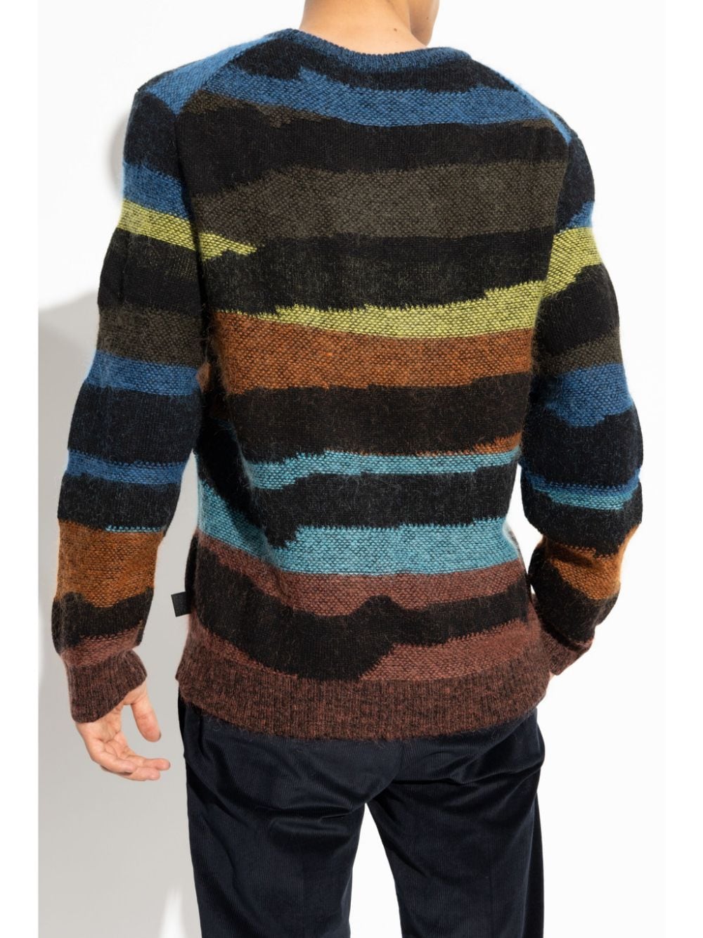 Paul Smith Multicolor Stripe Cotton Blend Crew Neck Sweater image 4