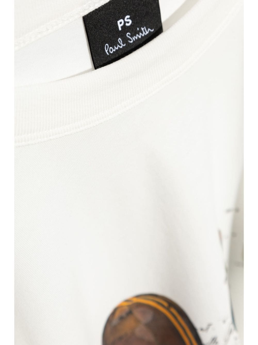 Paul Smith Graphic Print Crew Neck T-Shirt - White image 1