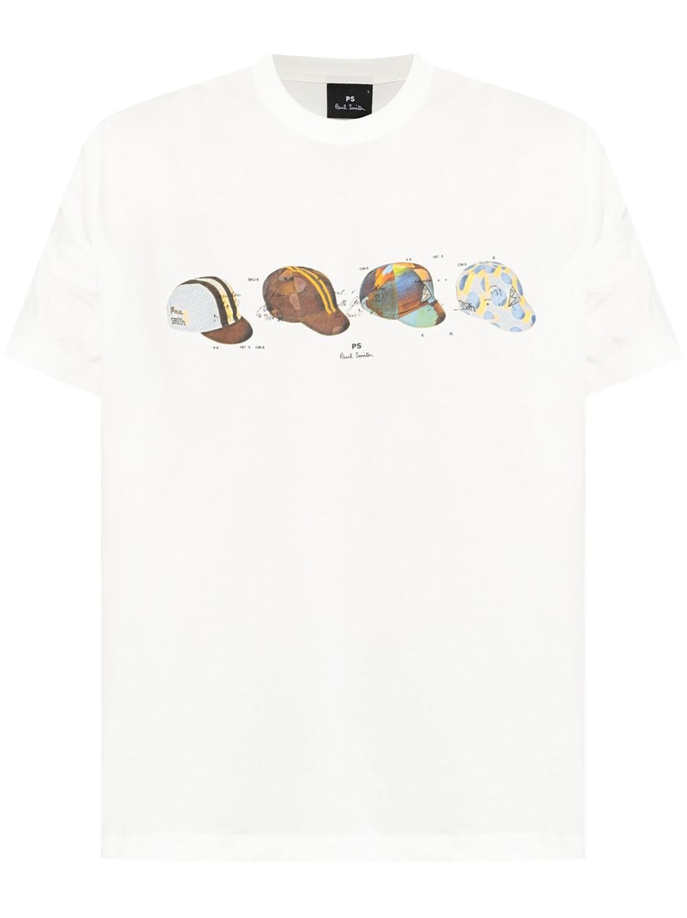 Paul Smith Graphic Print Crew Neck T-Shirt - White image 0