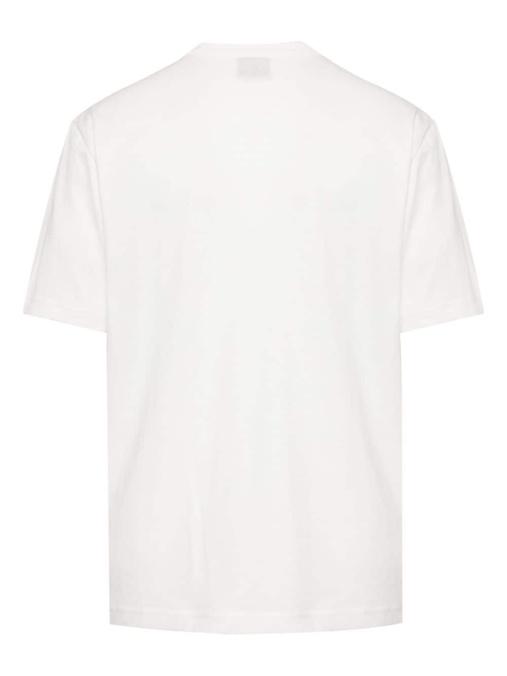 Paul Smith Graphic Print Organic Cotton T-Shirt - White image 1