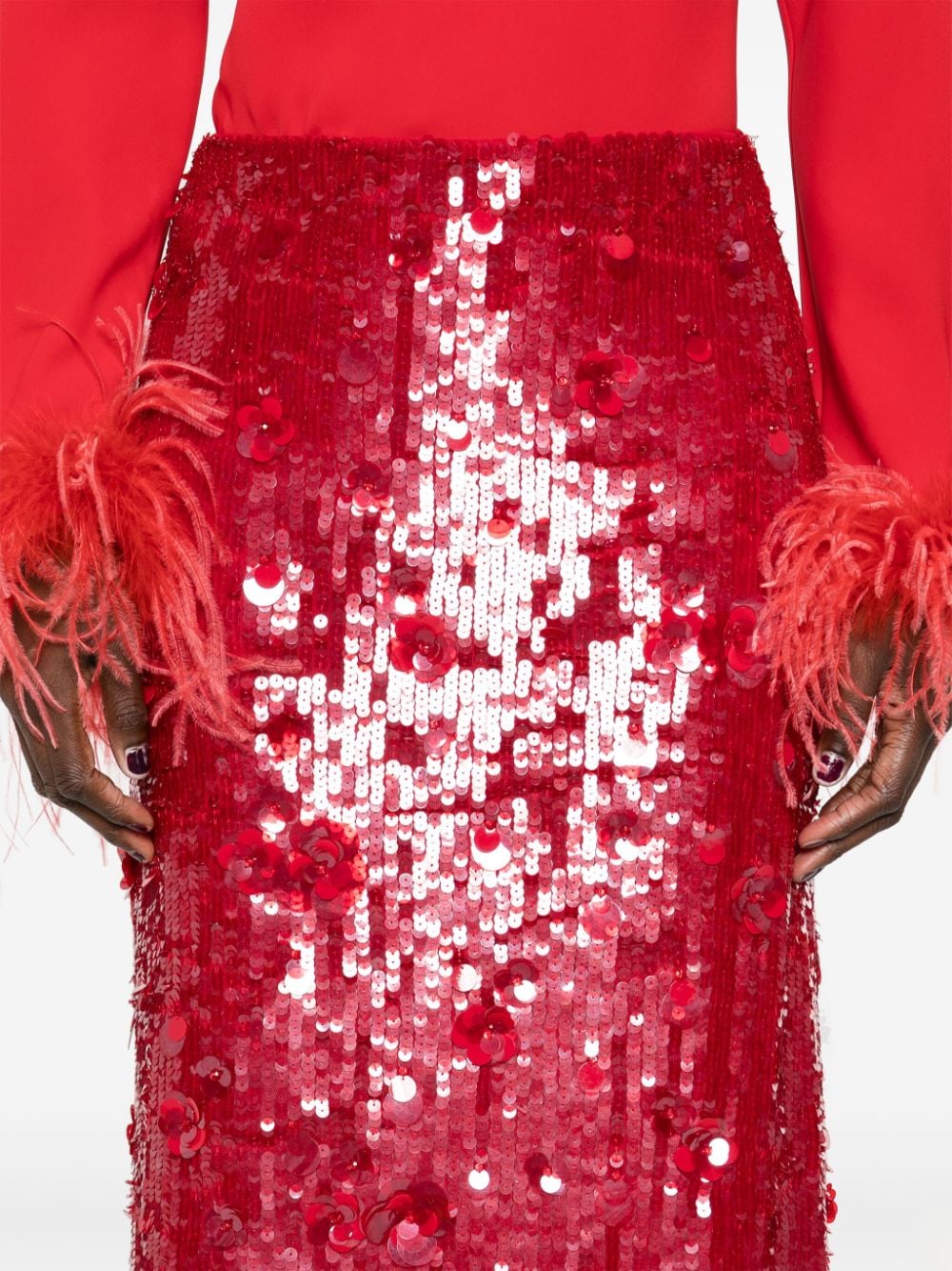 Parosh Skirts Red image 2