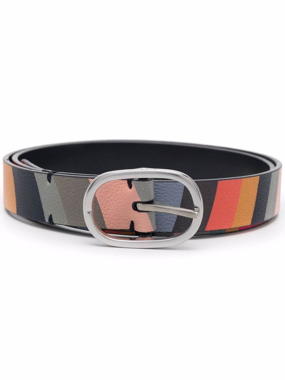 Paul Smith Multicolor Artist Stripe Leather Belt image 0