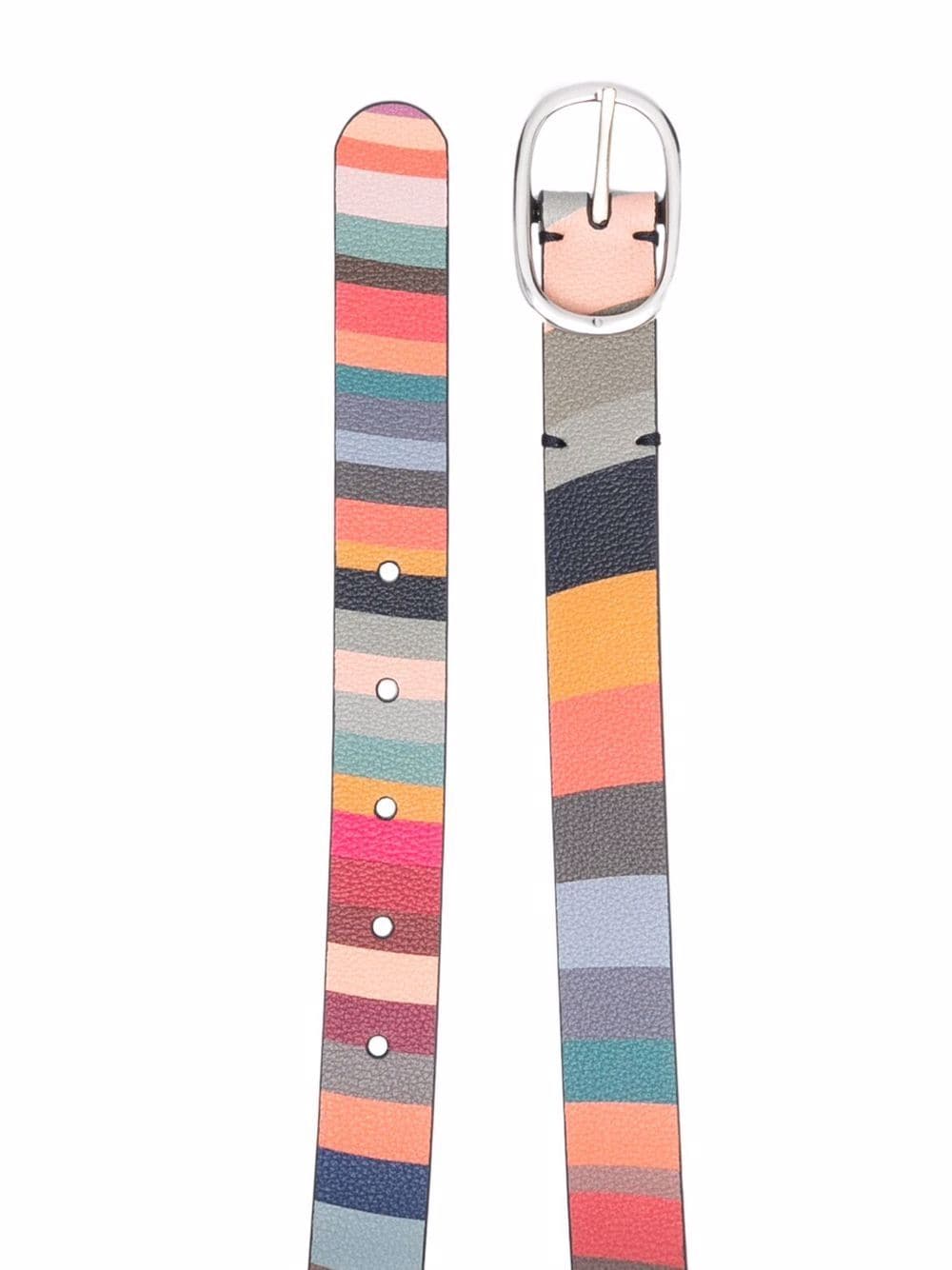 Paul Smith Multicolor Artist Stripe Leather Belt image 1