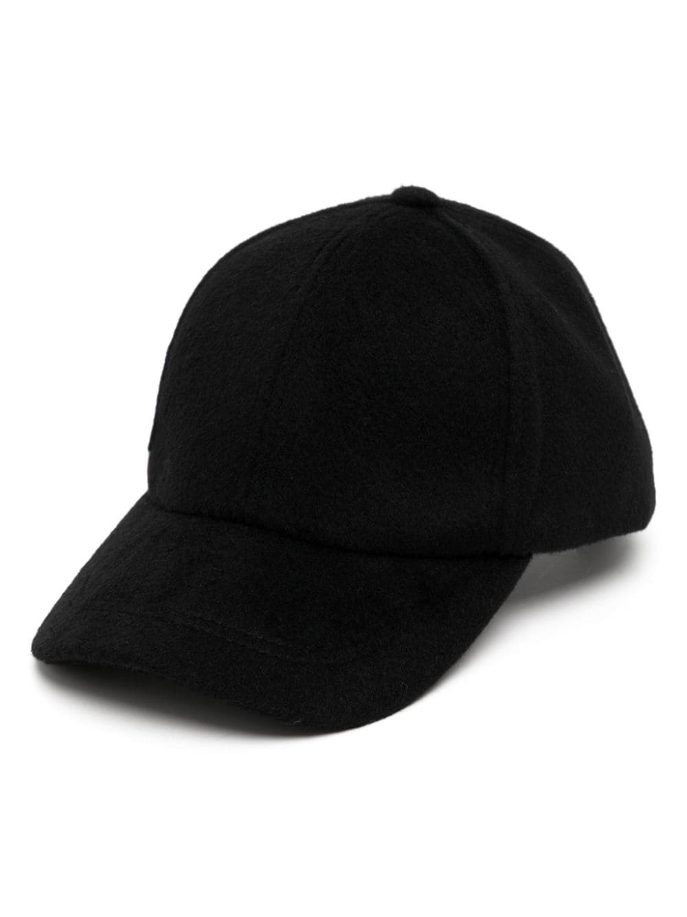 Paul Smith Black Wool Panelled Hat with Eyelet Embellishment image 0