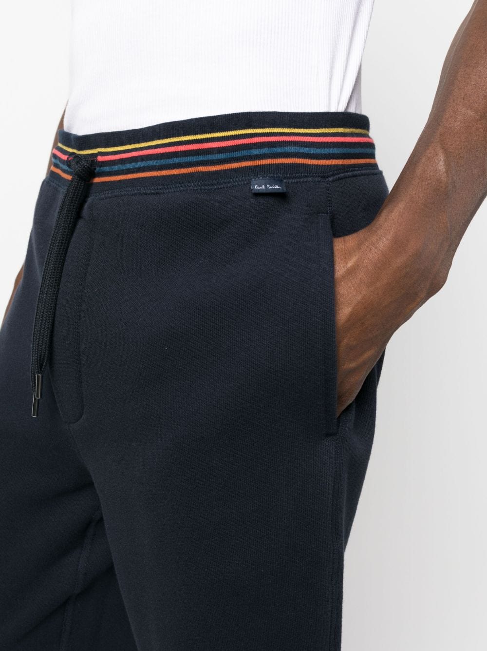 Paul Smith Blue Drawstring Trousers image 1