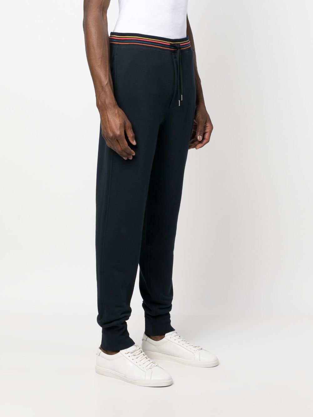 Paul Smith Blue Drawstring Trousers image 2