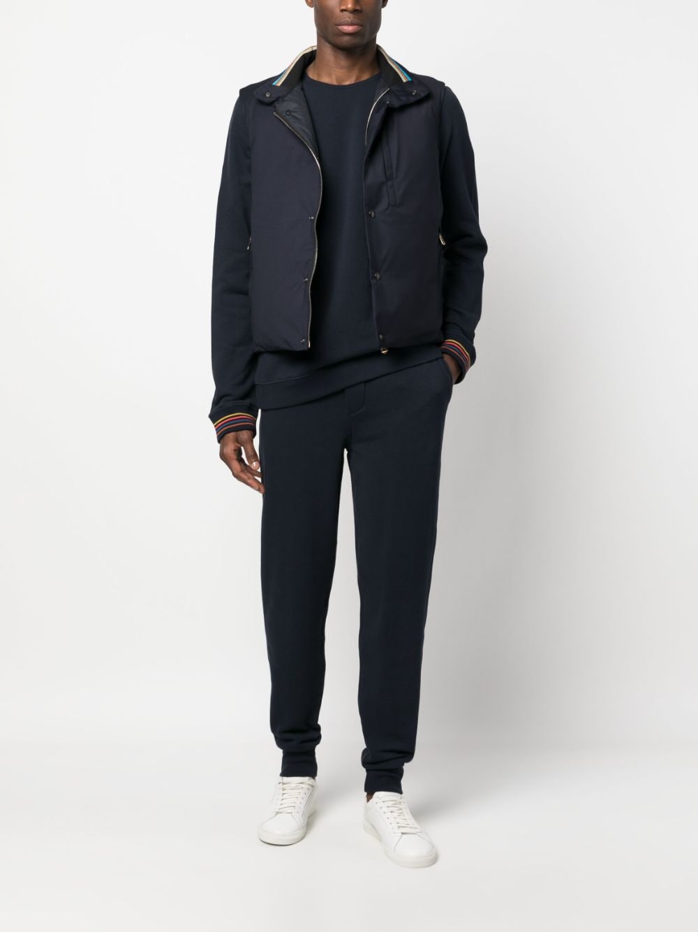 Paul Smith Blue Drawstring Trousers image 4