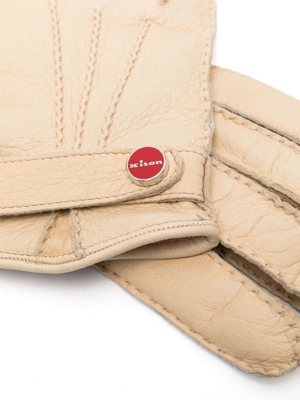 Kiton Gloves Beige image 1