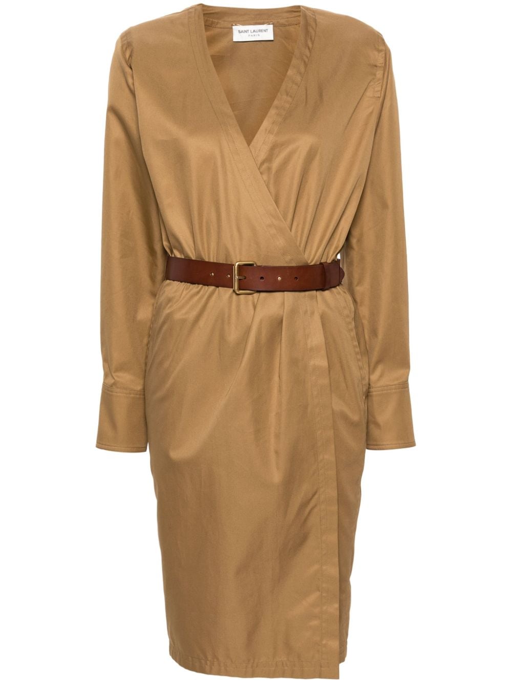 Saint Laurent  Dresses Camel image 0