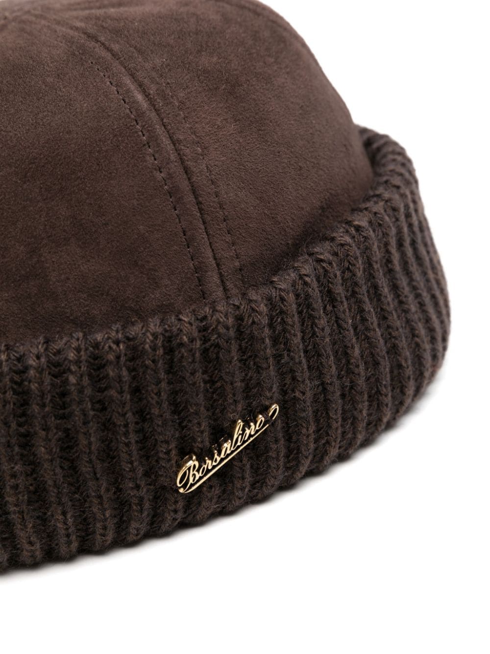 Borsalino Suede Hat in Brown image 1