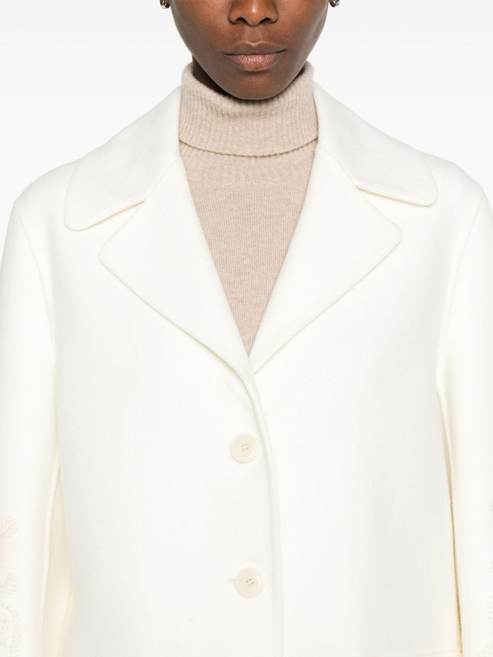 Ermanno Scervino Coats White image 3