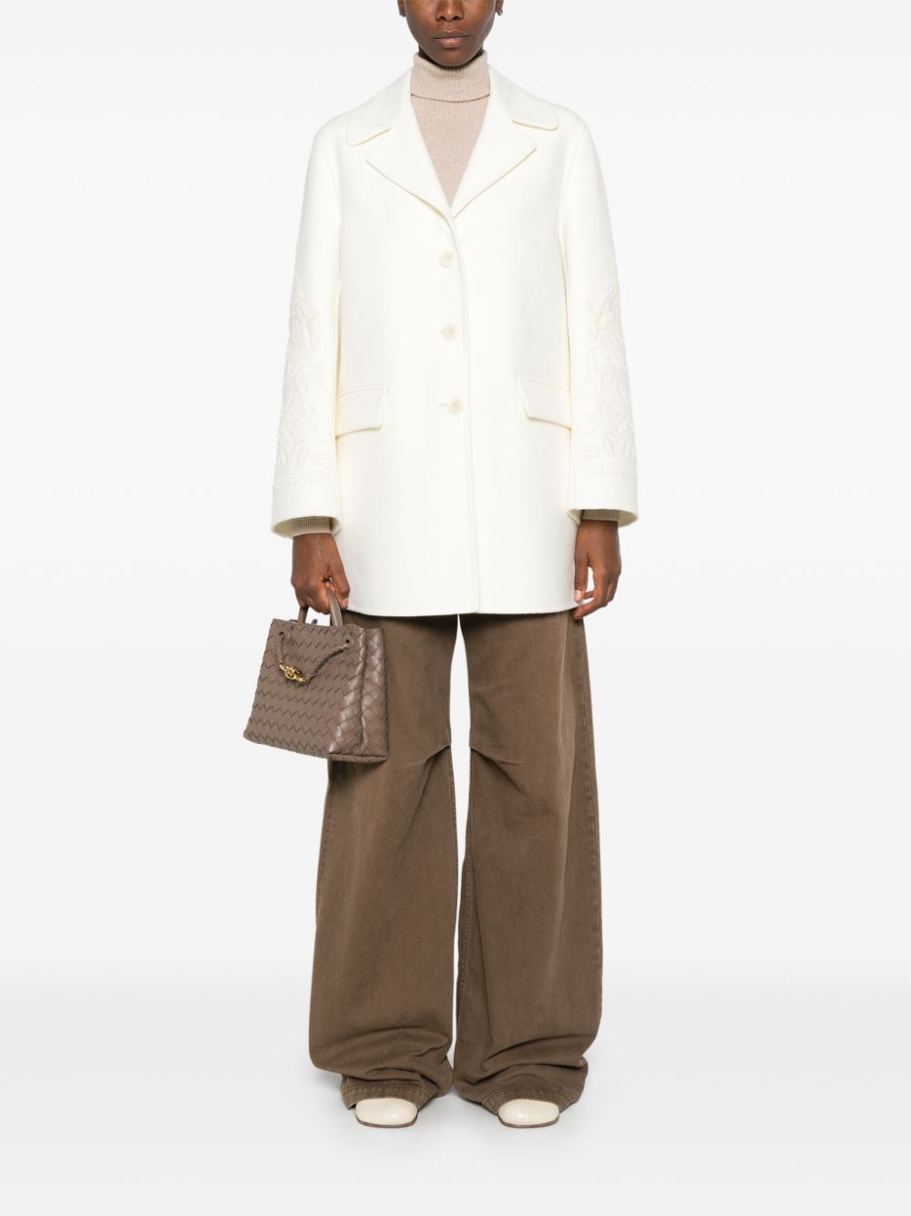 Ermanno Scervino Coats White image 4